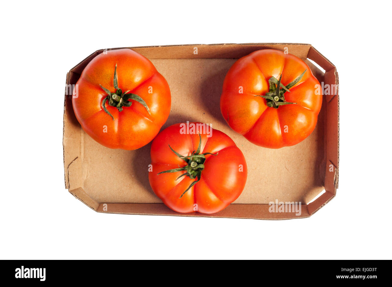 Three Rebellion tomatoes Stock Photo
