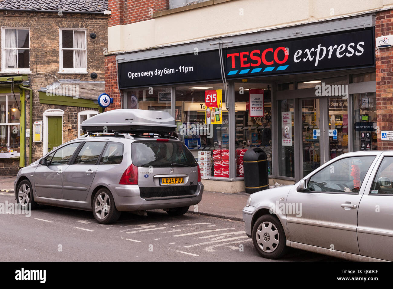 The Tesco Express shop store in Southwold , Suffolk , England , Britain