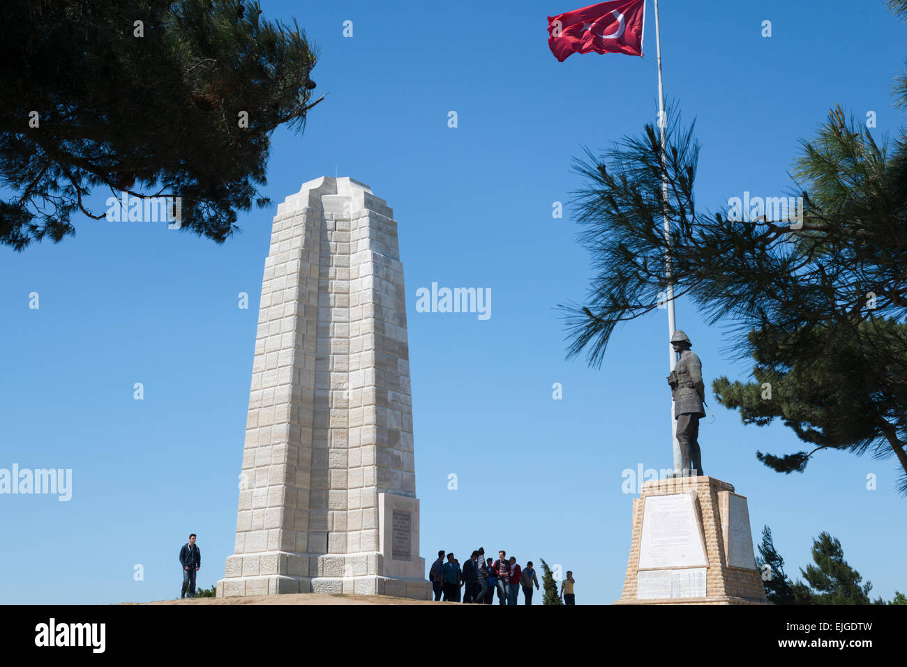 Chunuk Bair. Gallipoli National Historic Park. Gallipoli peninsula. Turkey. Stock Photo