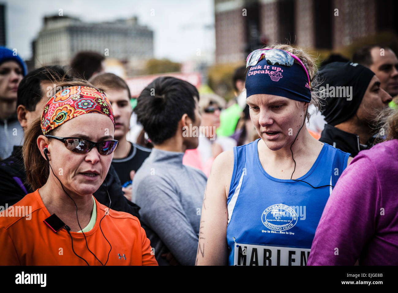 Chicago Marathon runners completed the 2012 Chicago Marathon Stock