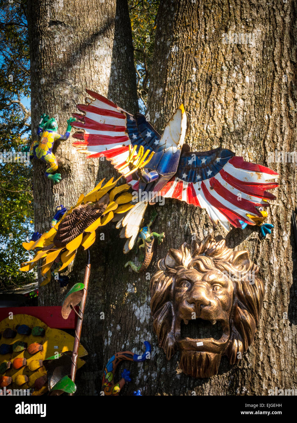 Yard Art, Florida, USA Stock Photo Alamy