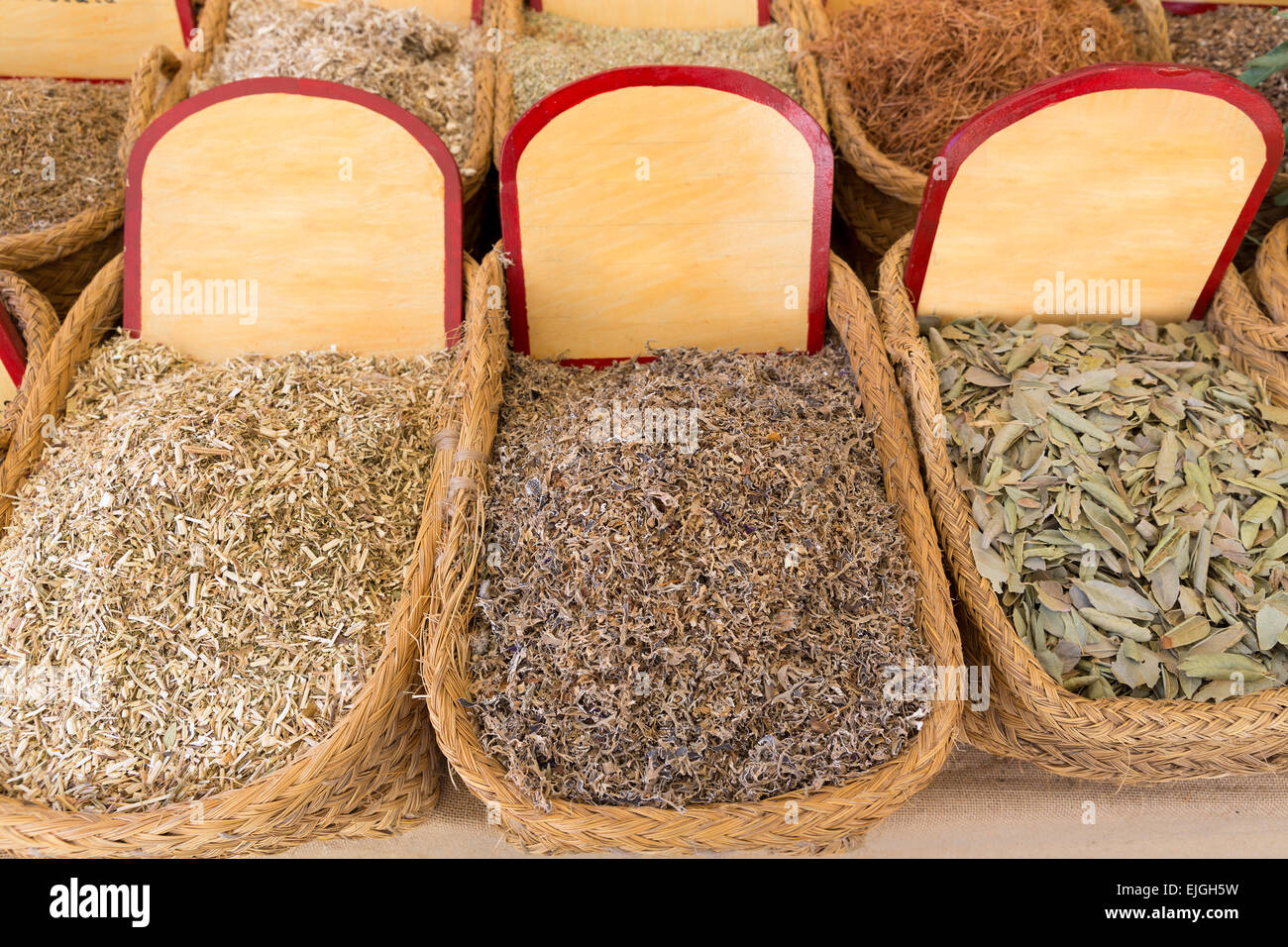 herbal teas and infusions natural health medicine in traditional culture Stock Photo