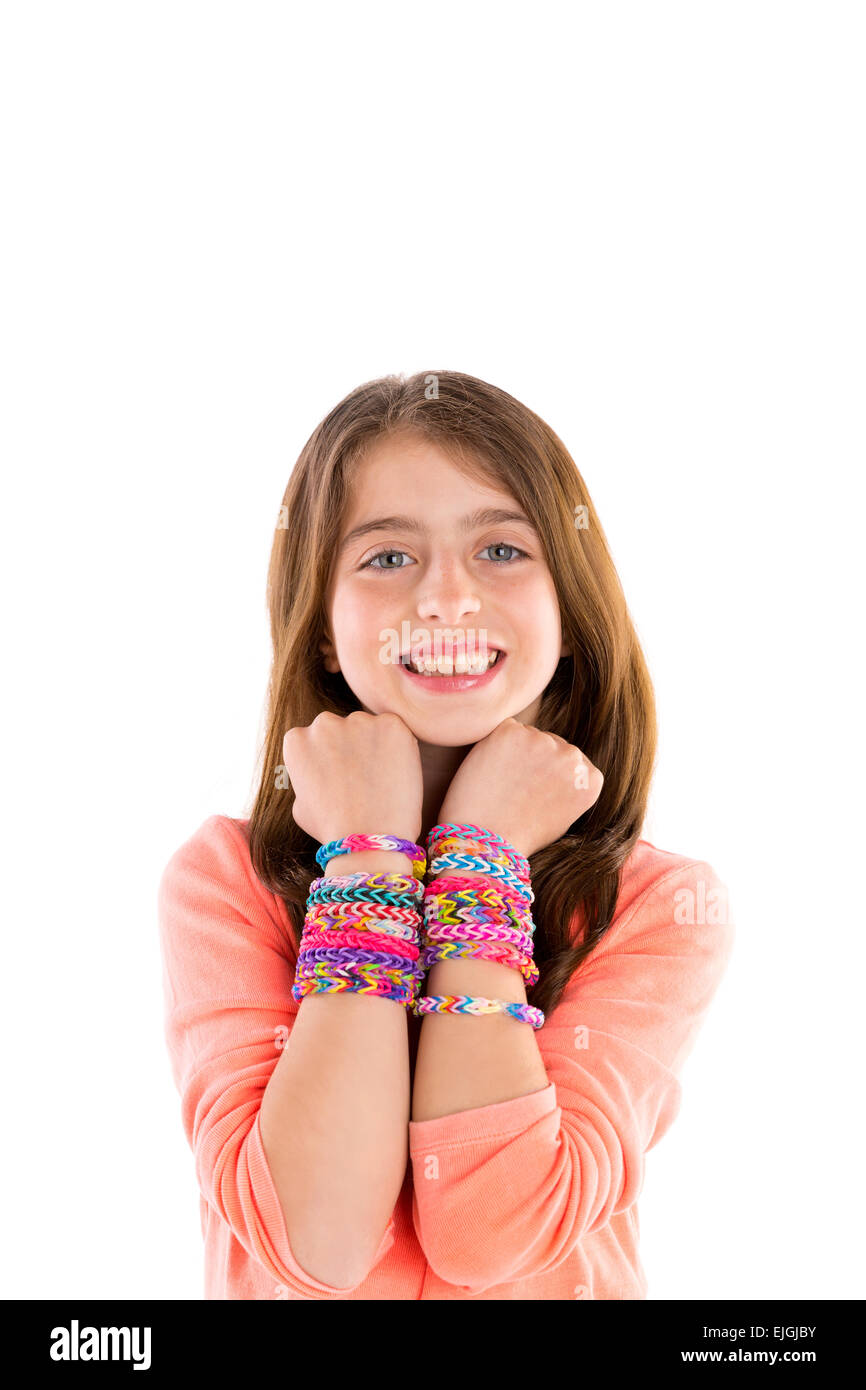 Little Girl Bracelets Stock Photo 162811532