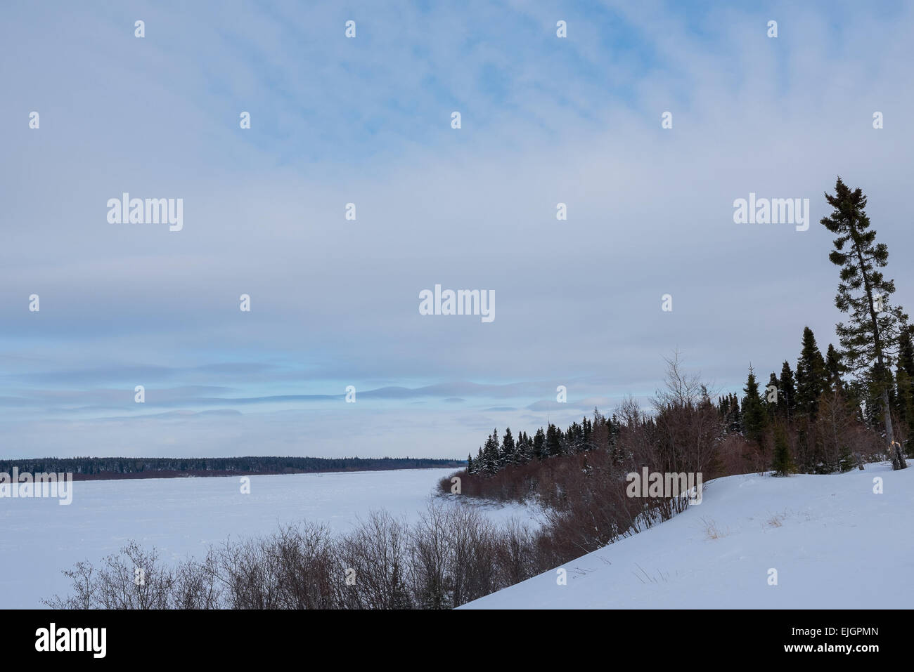 La Grande river, Chisasibi Northern James Bay Quebec Stock Photo Alamy