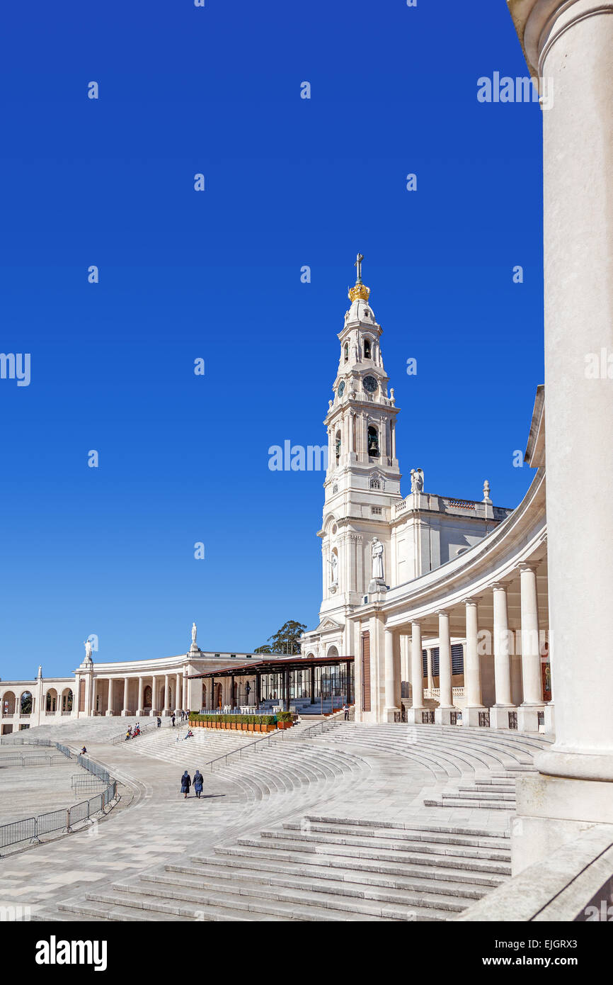 Sanctuary of Fatima, Portugal. Basilica of Our Lady of the Rosary seen
