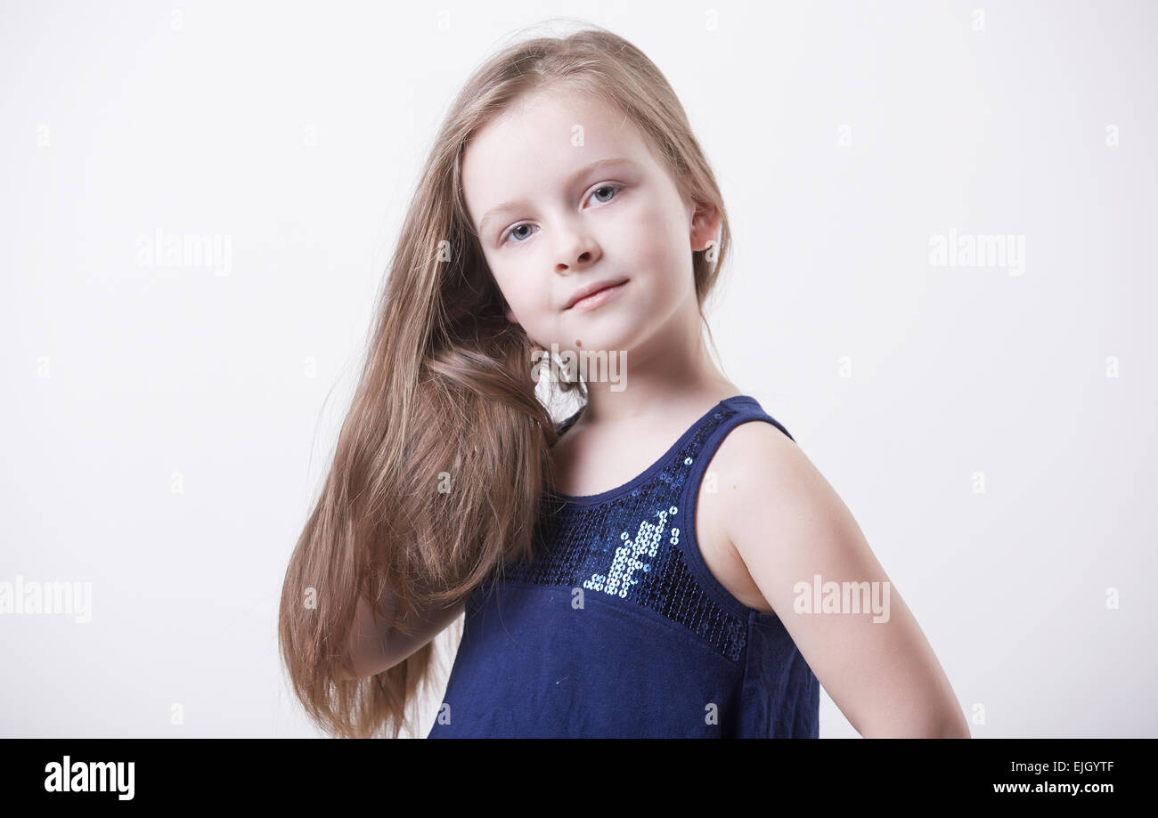 little girl isolated Stock Photo - Alamy