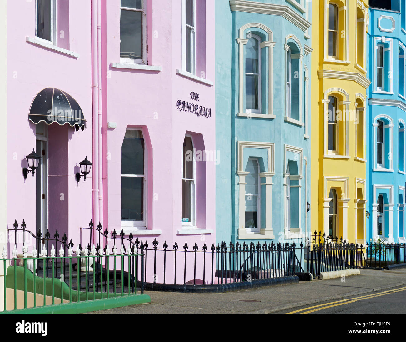 Hotels in Tenby, Pembrokeshire, Wales UK Stock Photo