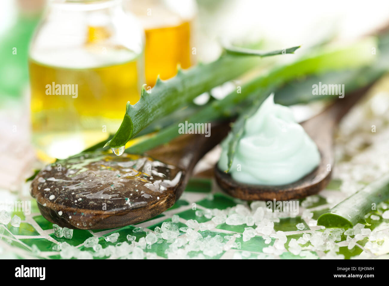 Aromatherapy spa background Stock Photo - Alamy