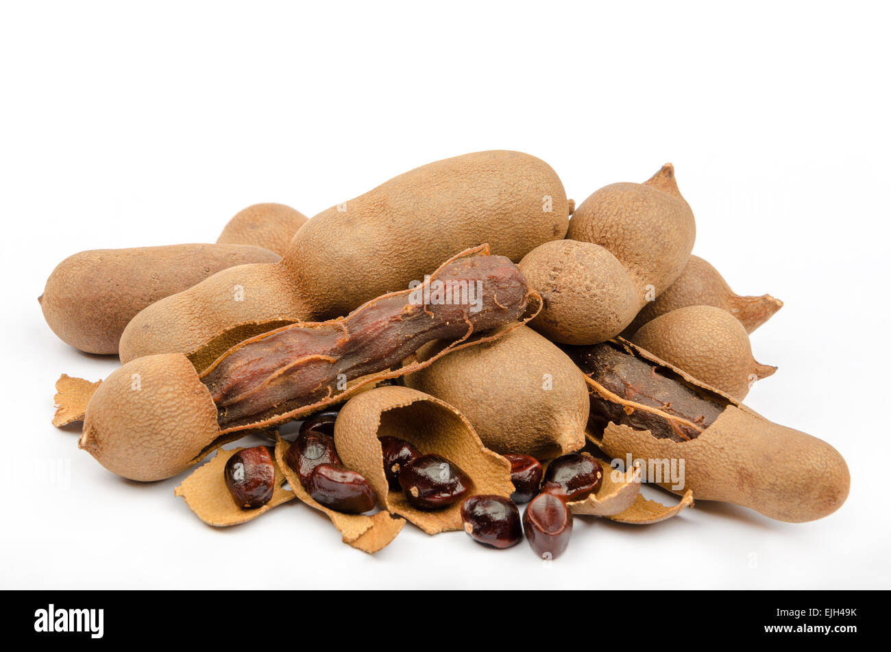Tamarind (Tamarindus indica), popular food of Southeast Asia, North