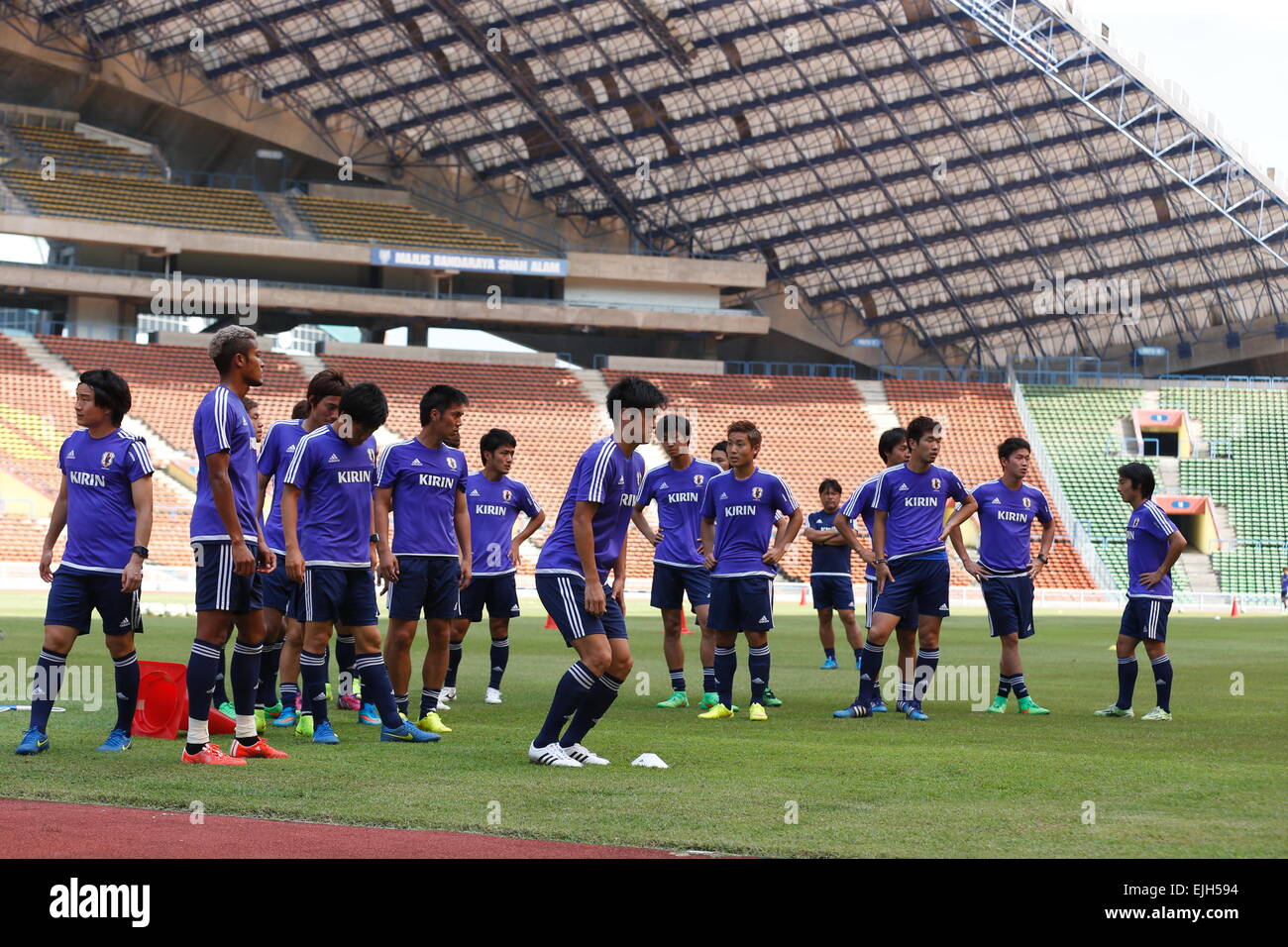 U 23 Japan Team Group Line Up High Resolution Stock Photography 