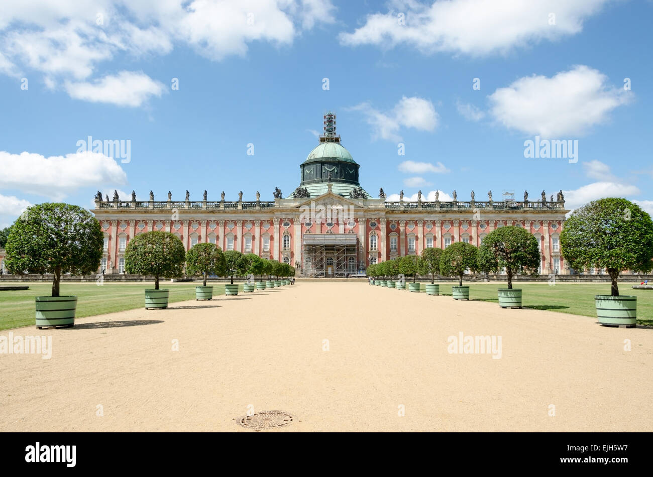 New Palace in Sanssouci Park, Potsdam, Germany Stock Photo