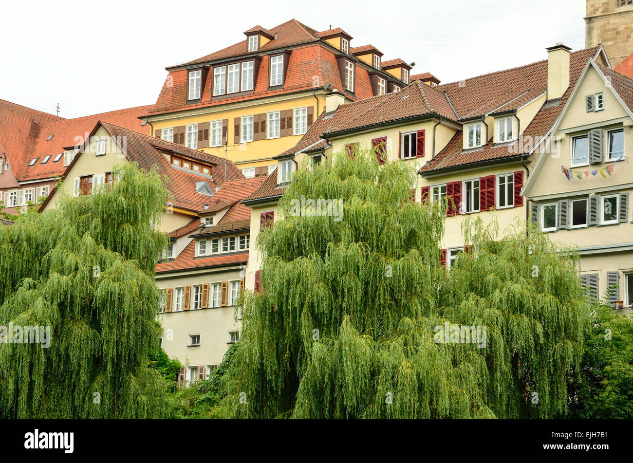 View of the old town of Tuebingen, Germany Stock Photo
