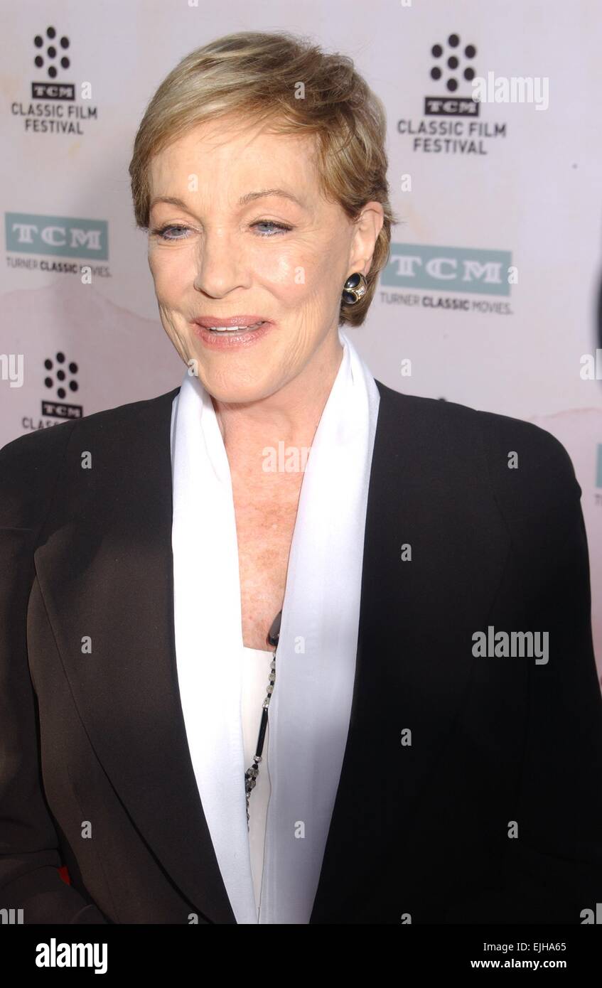 Hollywood, California, USA. 26th Mar, 2015. Julie Andrews attends the Screening Of ''The Sound.Of Music'' at the Chinese Theater in Hollywood, Ca.on March 26,015. 2015. Credit:  Phil Roach/Globe Photos/ZUMA Wire/Alamy Live News Stock Photo
