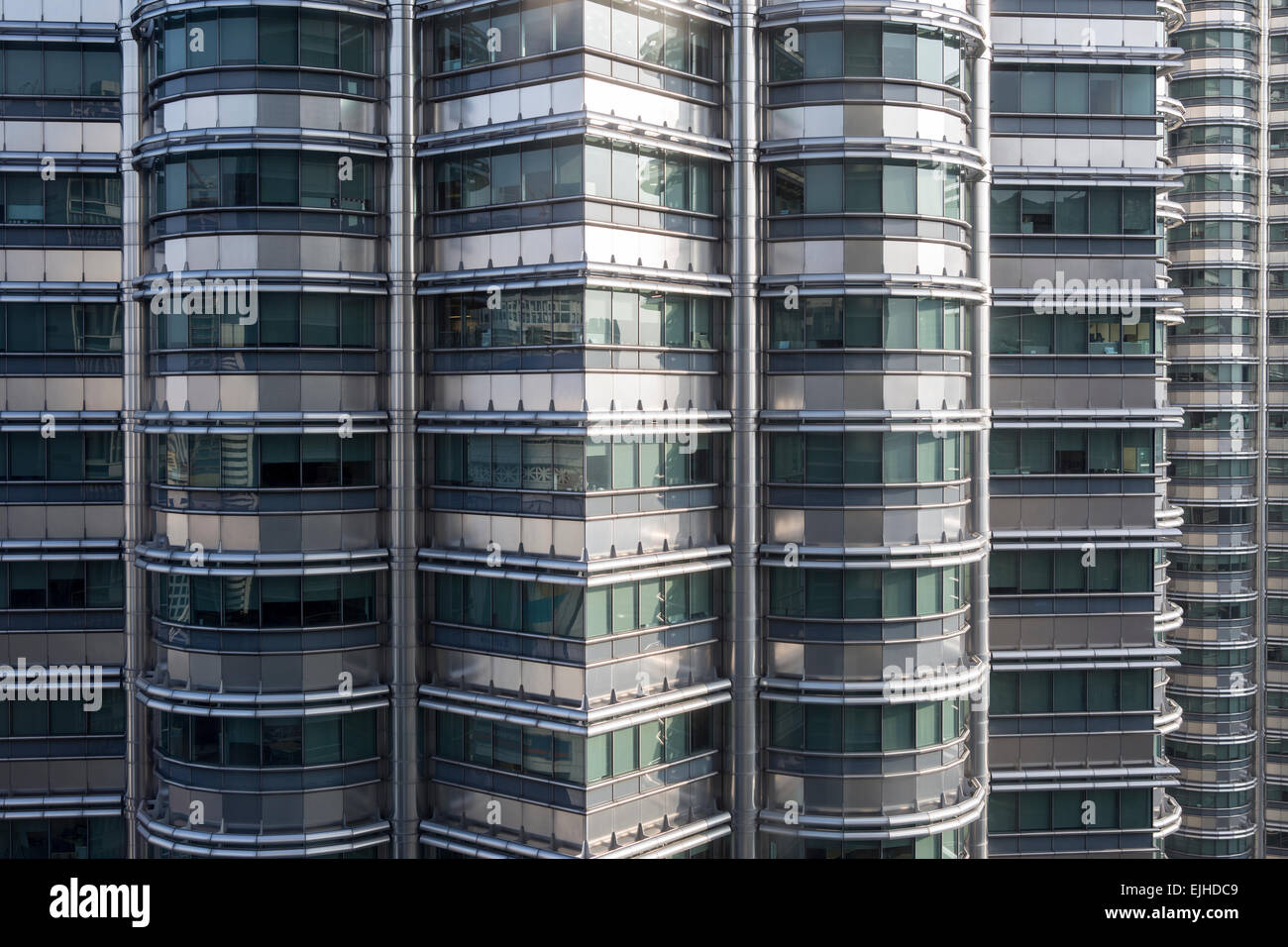 A Details Of Several Floors Of The Petronas Twin Towers In Kuala