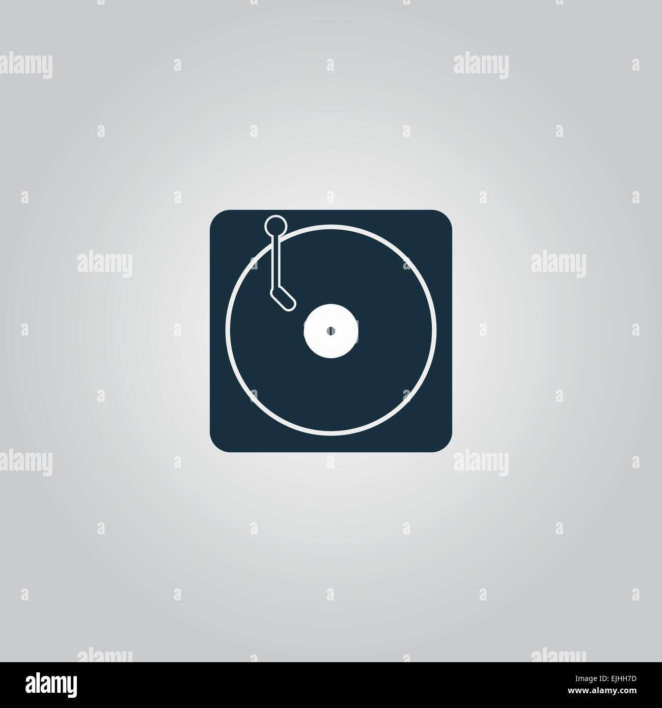 Turntable dj icon Stock Photo Alamy