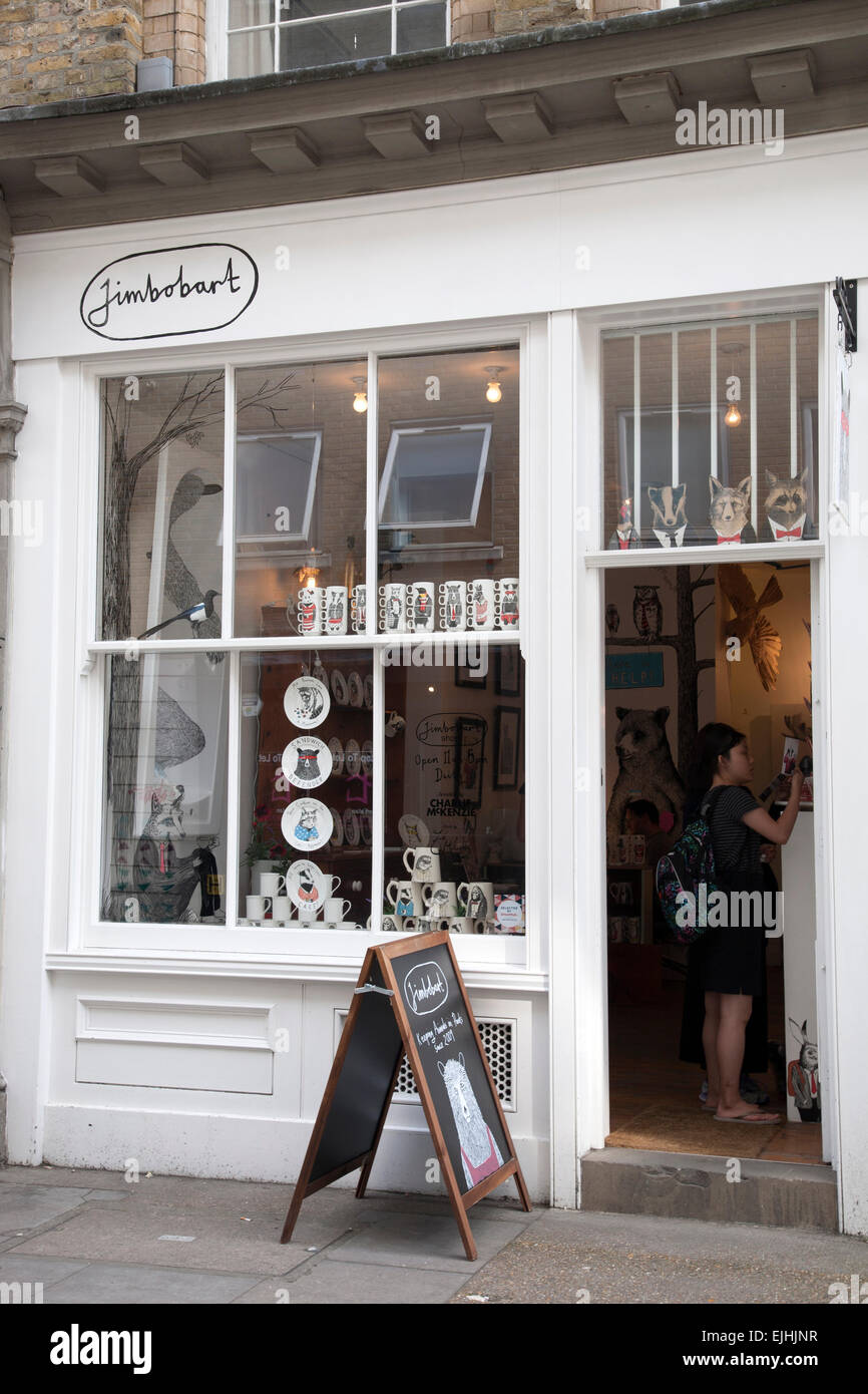 Jimbobart Decoration Shop, Cheshire Street, London Stock Photo Alamy
