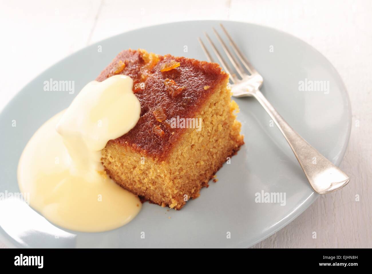 orange marmalade sponge cake Stock Photo Alamy
