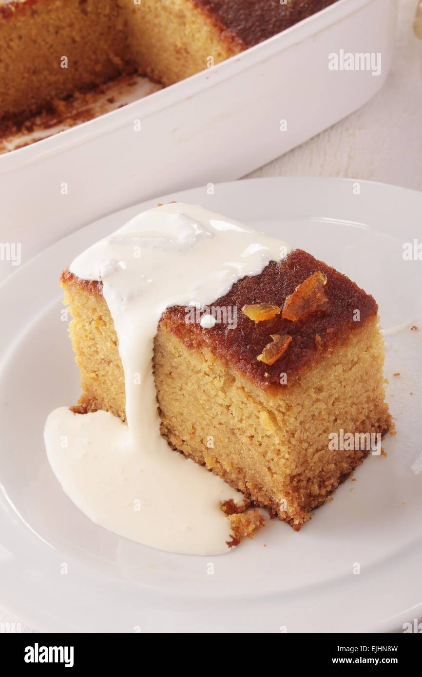 orange marmalade sponge cake Stock Photo Alamy