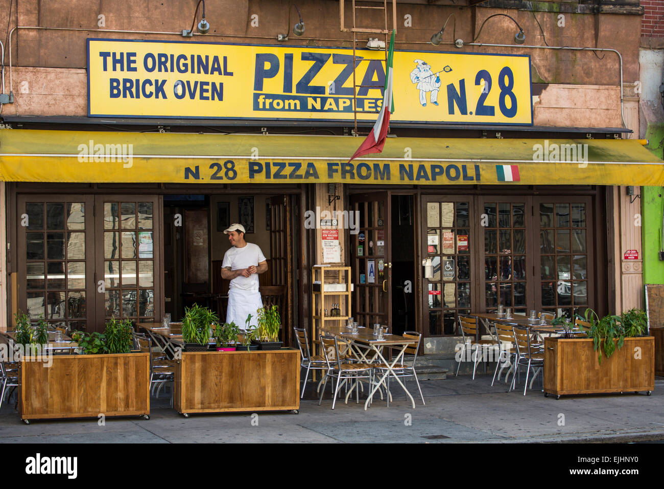 Restaurant in Greenwich Village,, New York City, USA Stock Photo