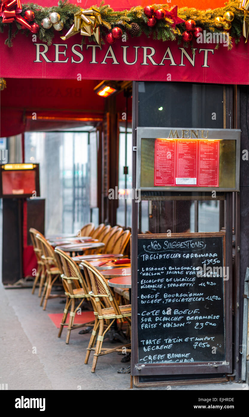 Cafe bistro Le Terminus, Paris, France Stock Photo