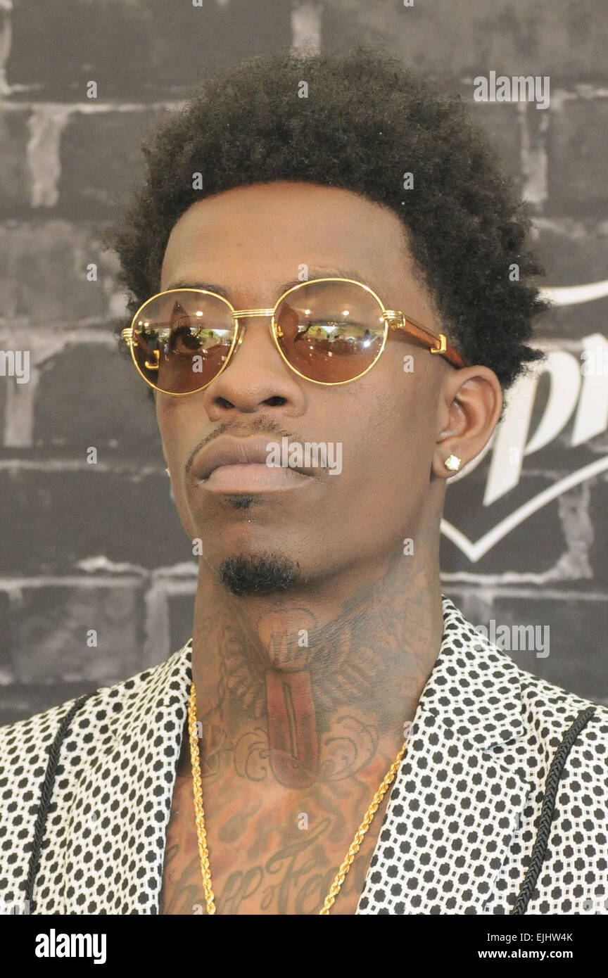 2014 BET Hip Hop Awards held at The Atlanta Civic Center - Arrivals Featuring: Rich Homie Quan Where: Atlanta, Georgia, United States When: 20 Sep 2014 Stock Photo