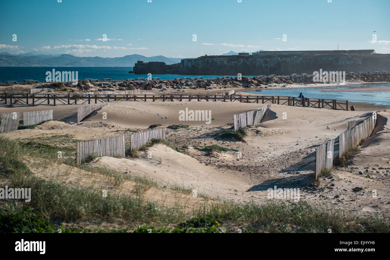 Tarifa beach Stock Photo