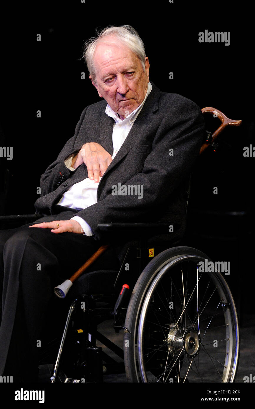 Cologne, Germany. 21st Mar, 2012. Swedish author and Nobel Prize Laureate Tomas Transtroemer is pictured during a reading at the Lit.Cologne in Cologne, Germany, 21 March 2012. The biggest European literature festival Lit.Cologne will go on till 24 March 2012. Photo: Marius Becker/dpa/Alamy Live News Stock Photo