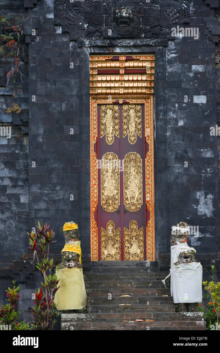 Shrine at Mother Temple of Besakih, the most important, largest and holiest temple of Hindu religion in Bali, Indonesia Stock Photo