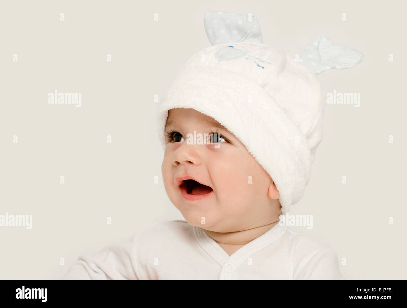 white cap for baby boy