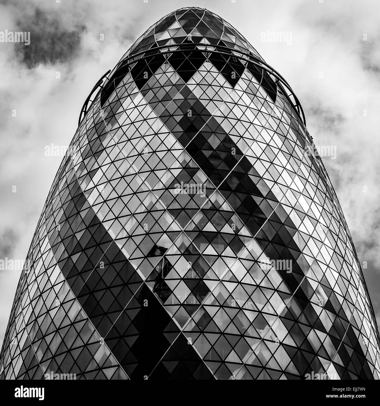 Gherkin in monochrome Stock Photo Alamy