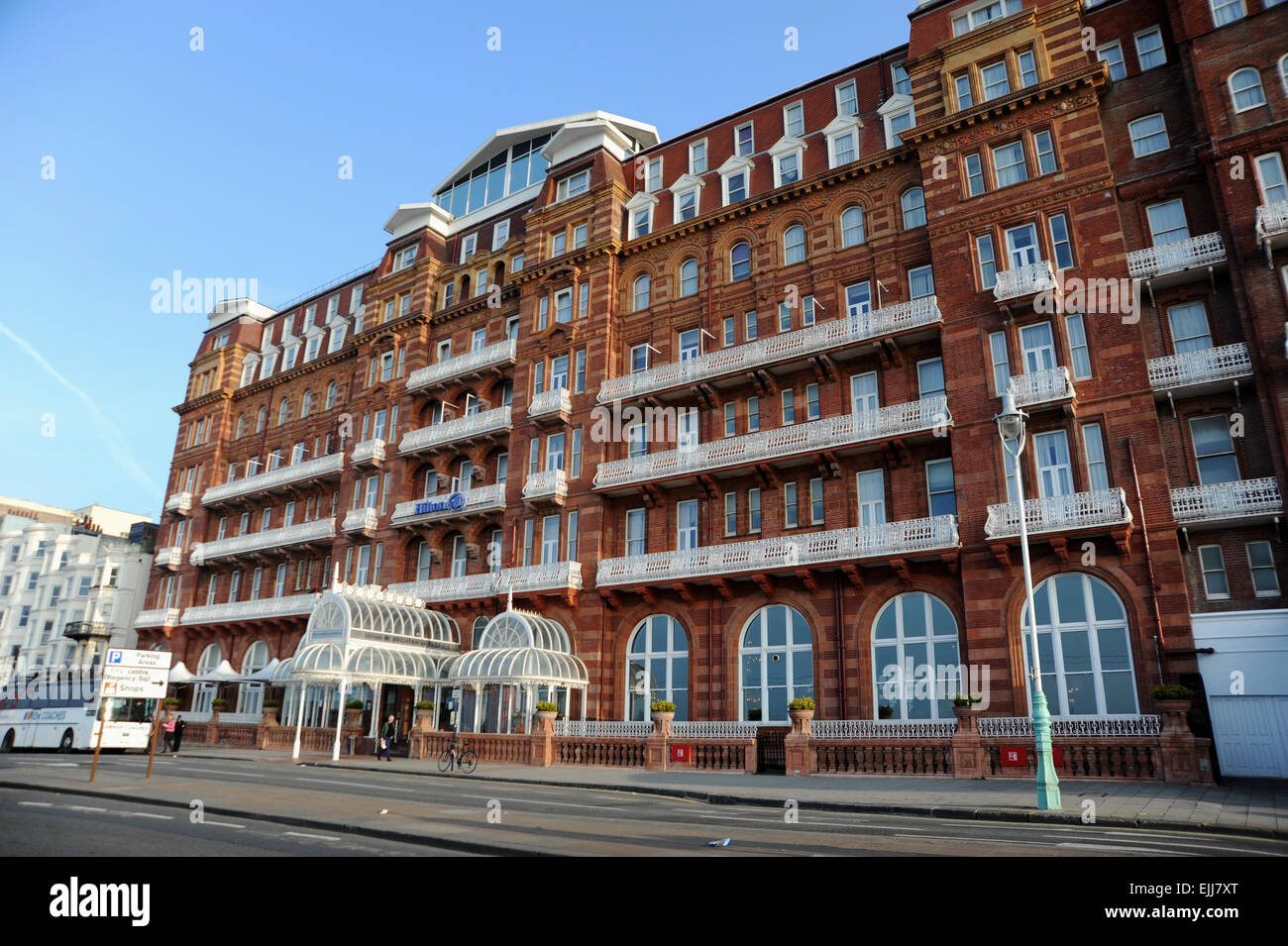 Brighton England UK The Hilton Metropole Hotel Brighton seafront