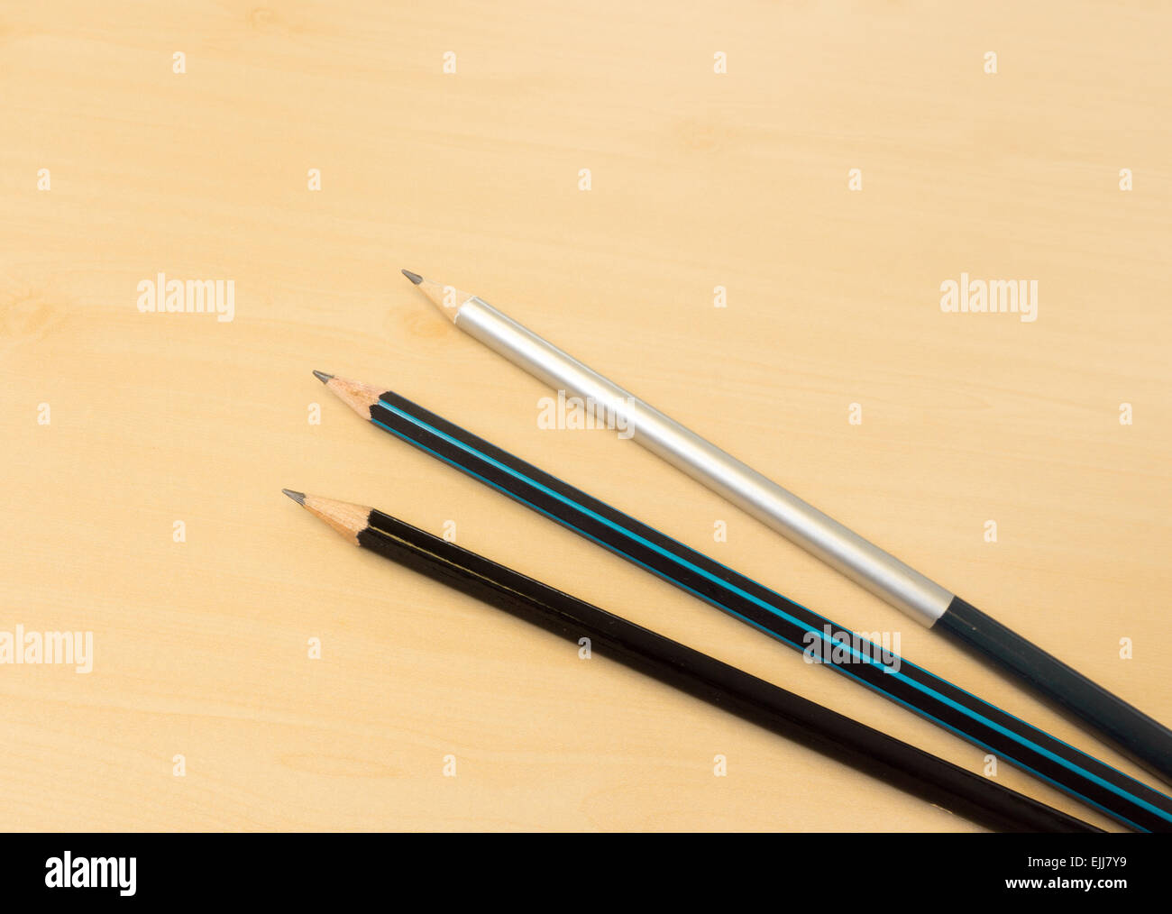 Three pencils hi-res stock photography and images - Alamy