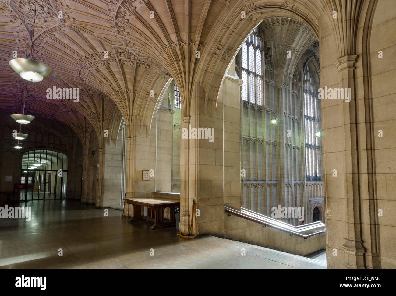 Interior of the Wills Memorial Building, iconic building of the University of Bristol. Stock Photo