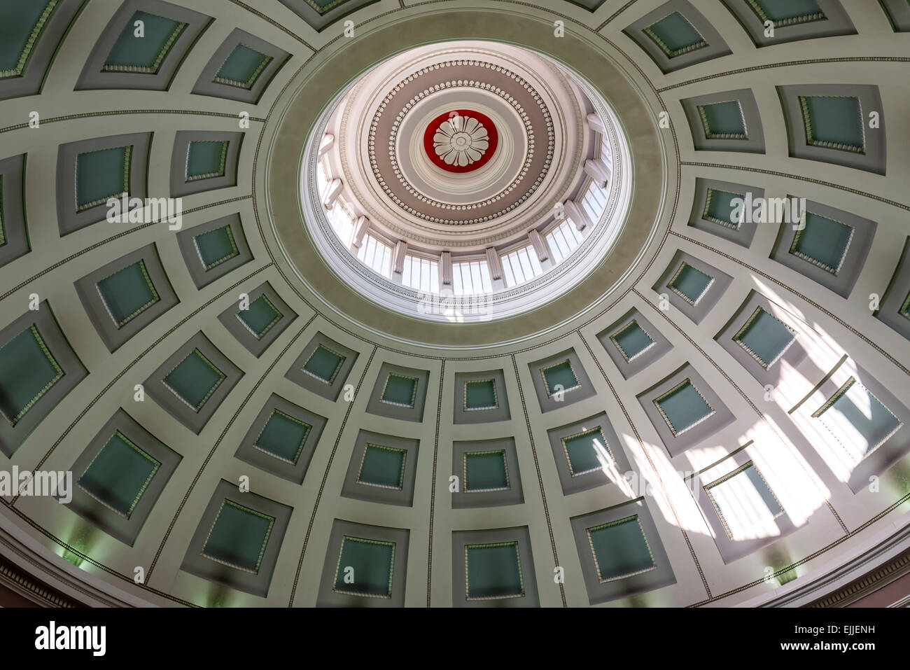 Inside the dome of the Montpellier Rotunda, a Grade I listed building in Montpellier, Cheltenham, England Stock Photo