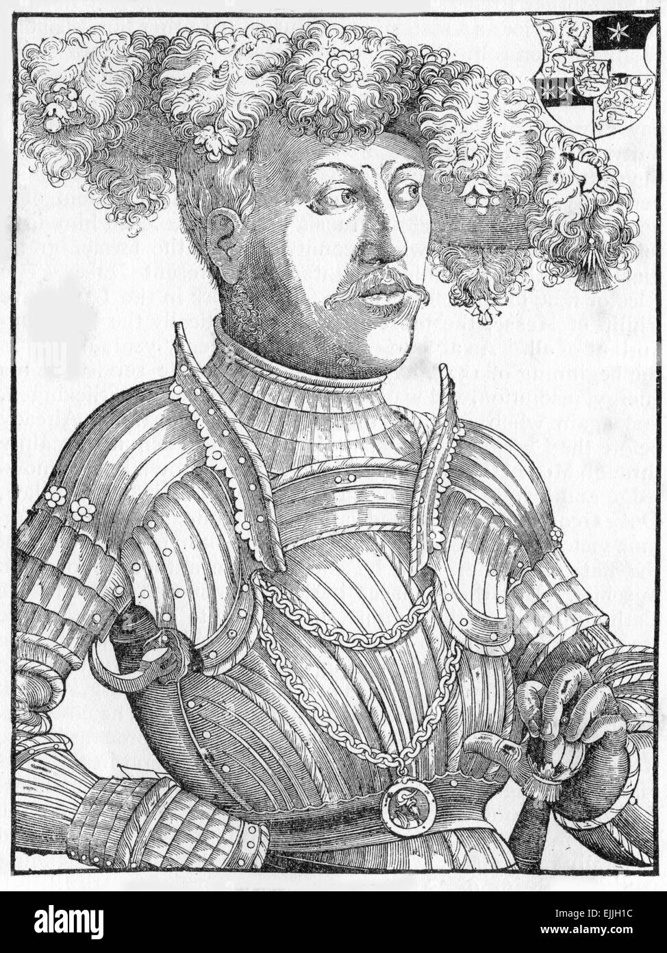 Philip I of Hesse, (1504 - 1567), nicknamed the 'magnanimous' Stock Photo