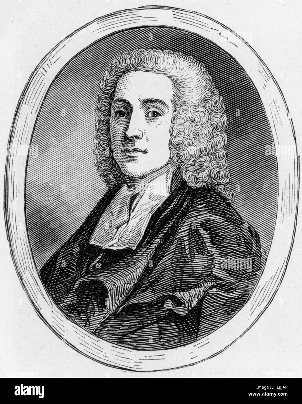 Philip Doddridge, D.D. (1702-1751), Nonconformist Divine and Hymn Writer, Stock Photo