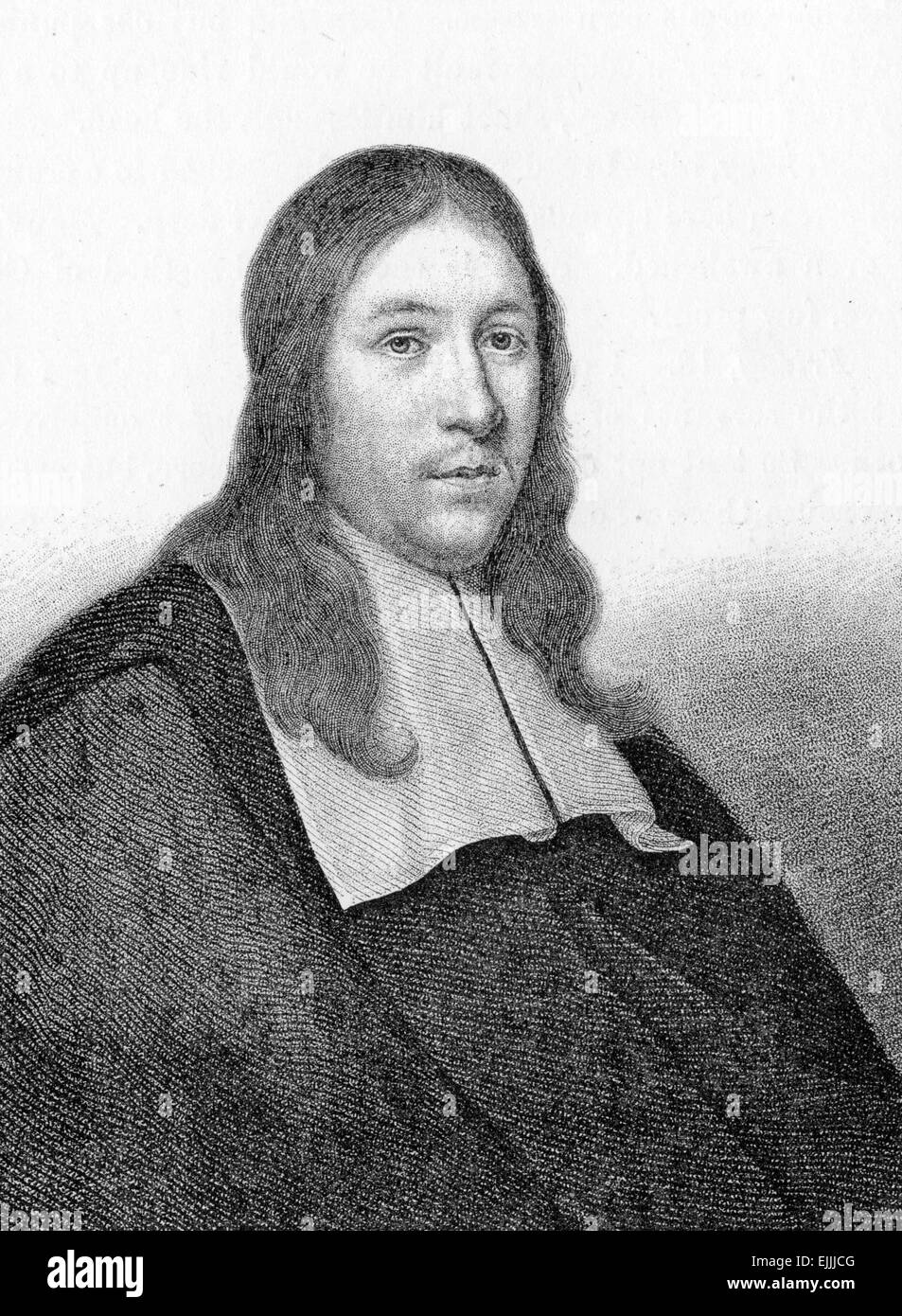 John Wesley, the grandfather of Methodist founder John Wesley, engraving from Selections from the Journal of John Wesley, 1891 Stock Photo