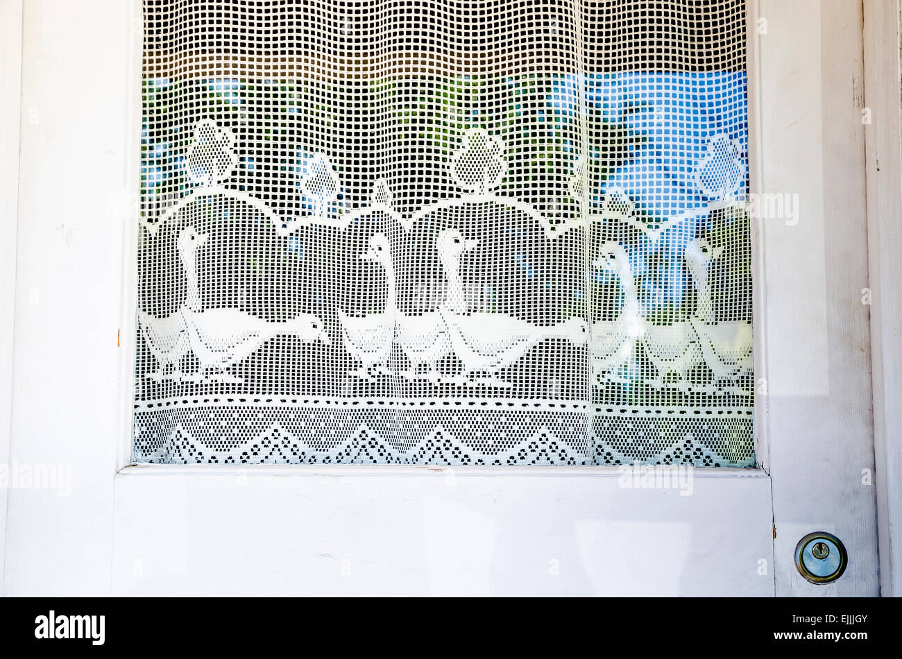 Crochet Curtain Stock Photos Crochet Curtain Stock Images Alamy
