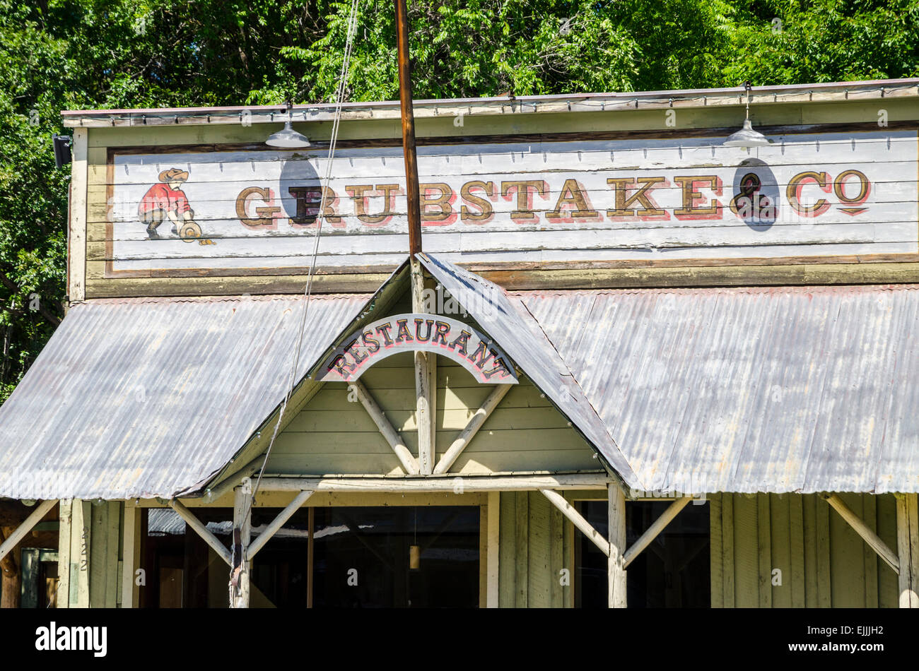 Grubstake Restaurant, Old West style building, Winthrop, Washington