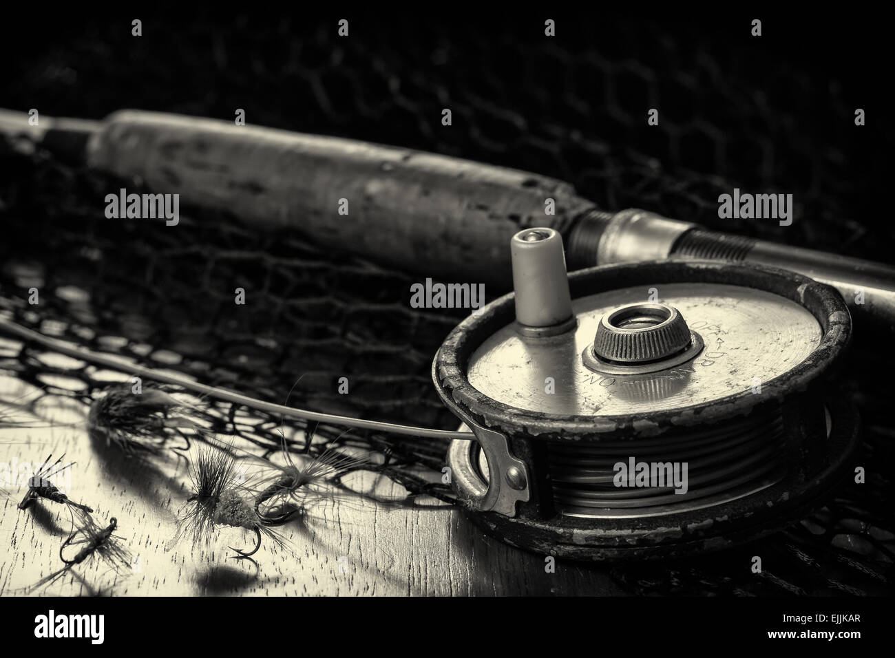Antique fishing rod hi-res stock photography and images - Alamy