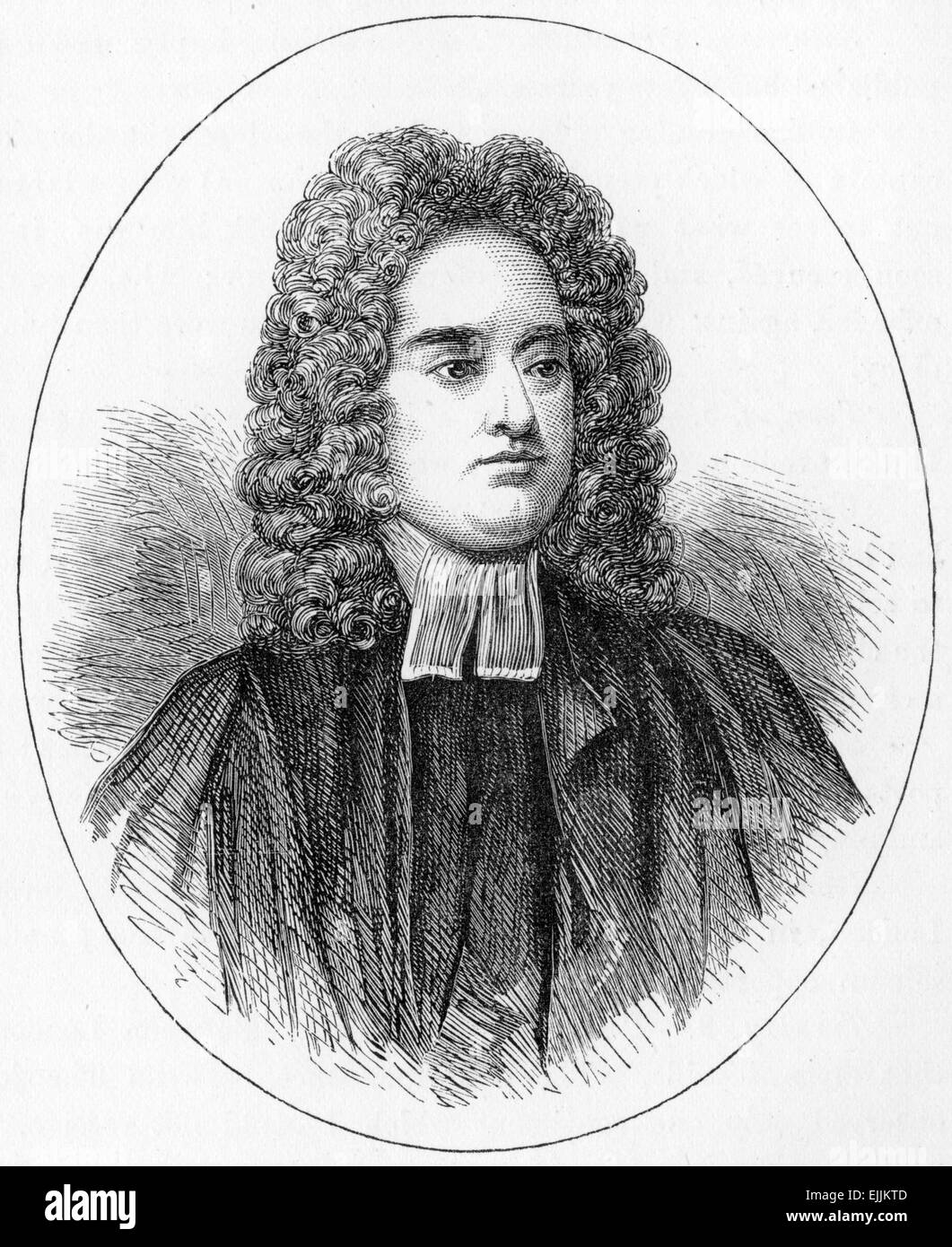 Jonathan Swift (1667 - 1745) Anglo-Irish satirist, essayist, political pamphleteer Stock Photo