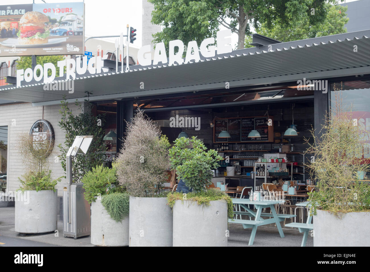 Food Truck Garage Restaurant Cafe At The City Works Depot