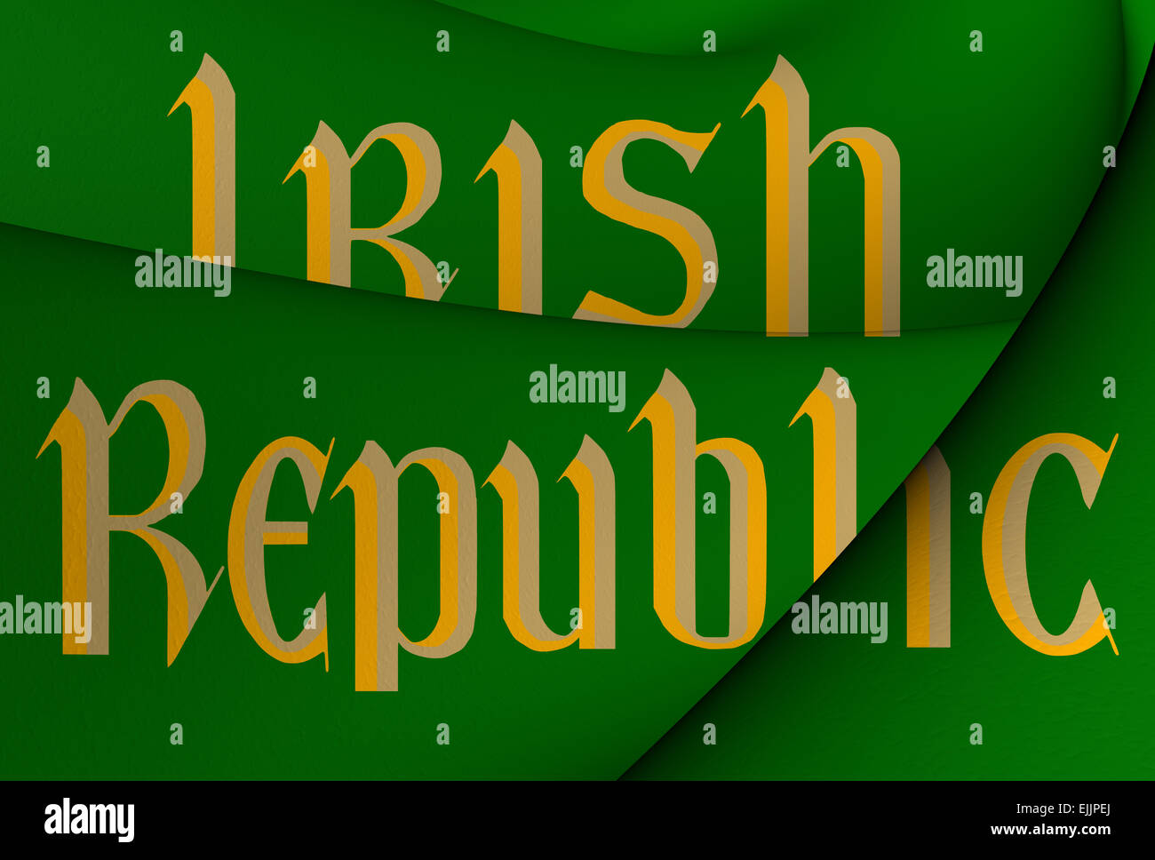 Irish Republic Flag. Close Up Stock Photo Alamy