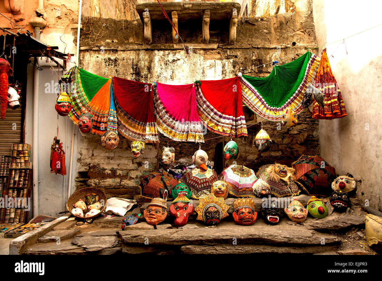 Souvenir shop Udaipur Stock Photo Alamy