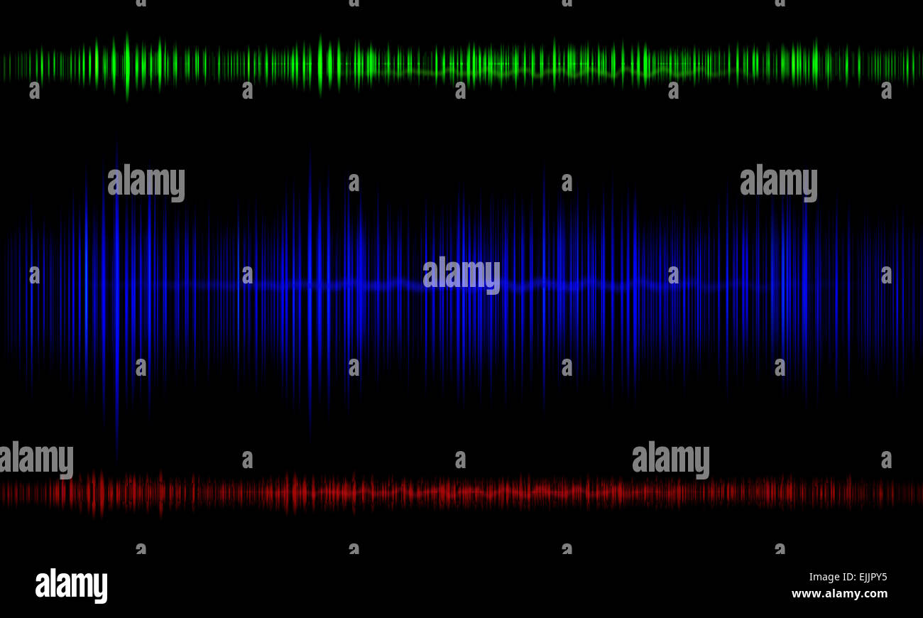 Abstract pulse image that can be used as a medical or technical background. Stock Photo