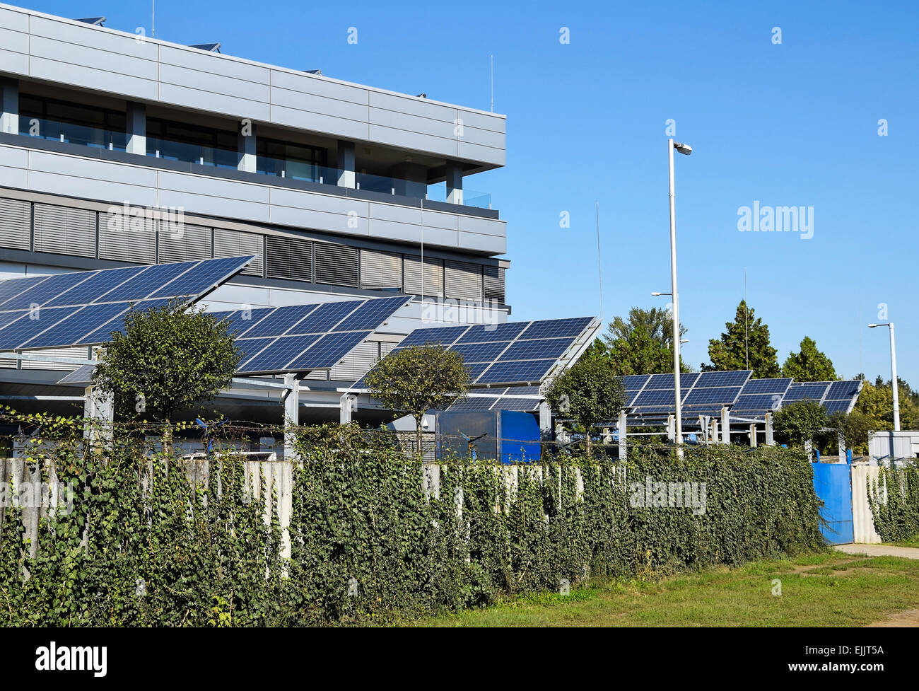 Solar panels next house hi res stock photography and images Alamy