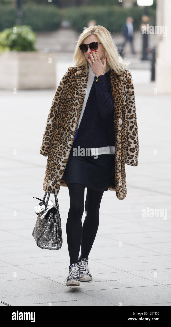 Celebrities at the BBC Radio 1 studios Featuring: Fearne Cotton Where