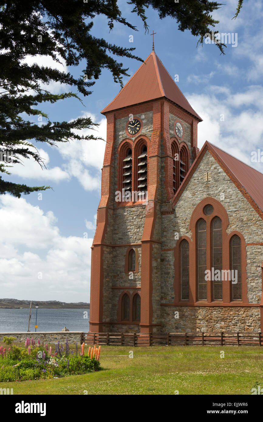 Christ church cathedral port stanley falkland islands hires stock