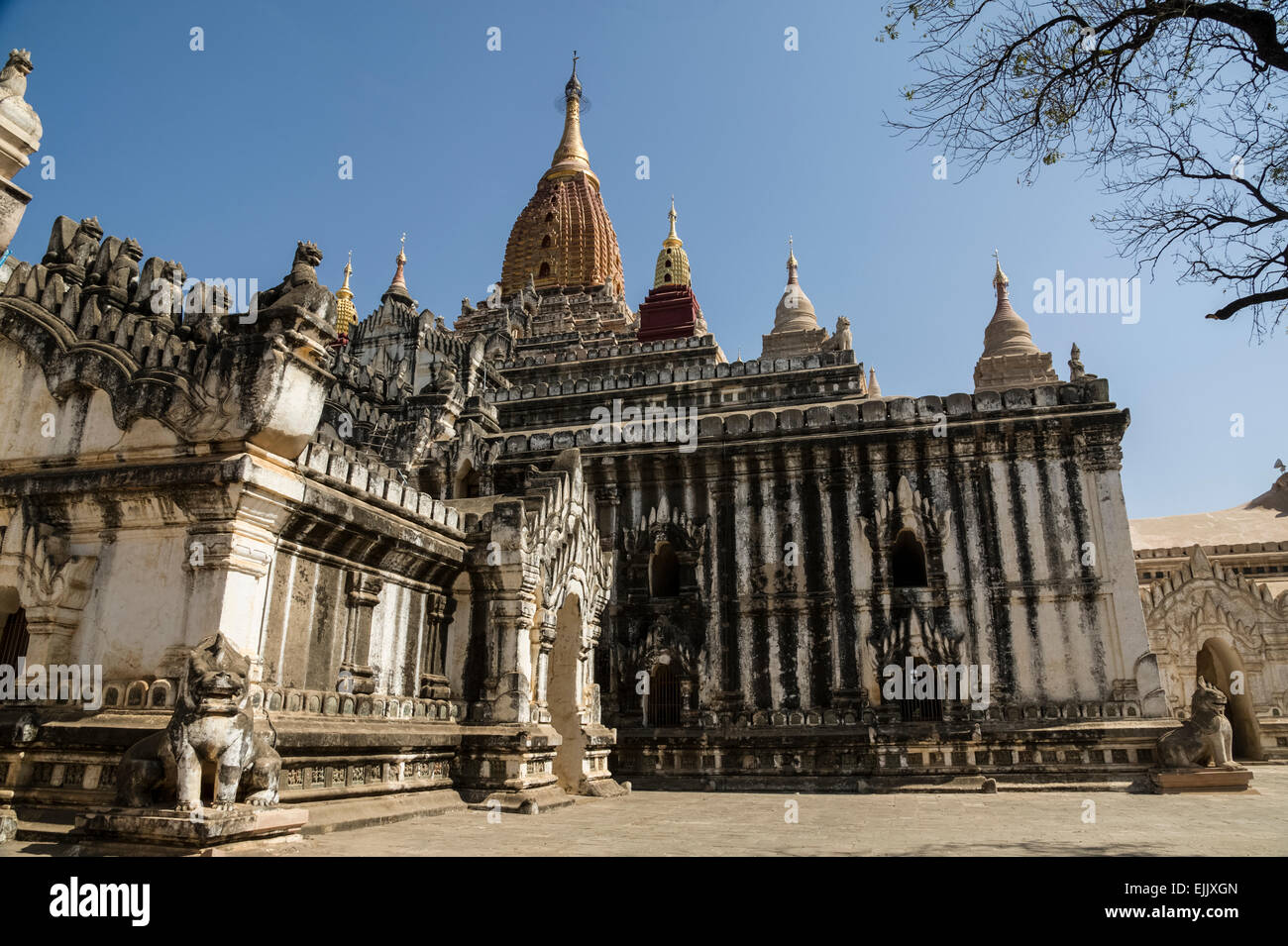 The Buddhist Temple of Ananda Phaya at Began Stock Photo