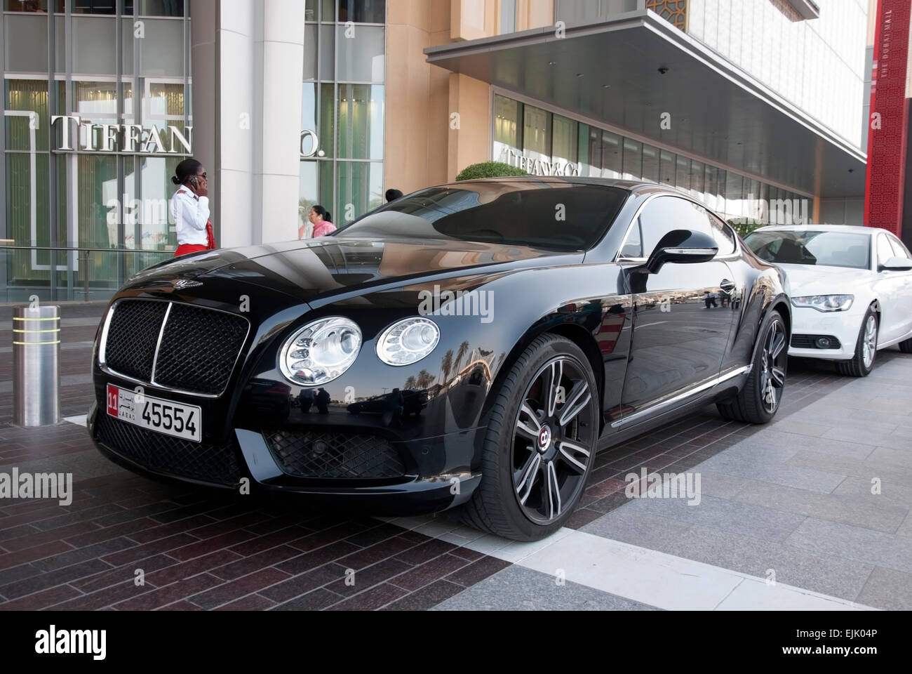 Shiny Black Bentley Continental GT Coupe Motor Car Stock Photo Alamy